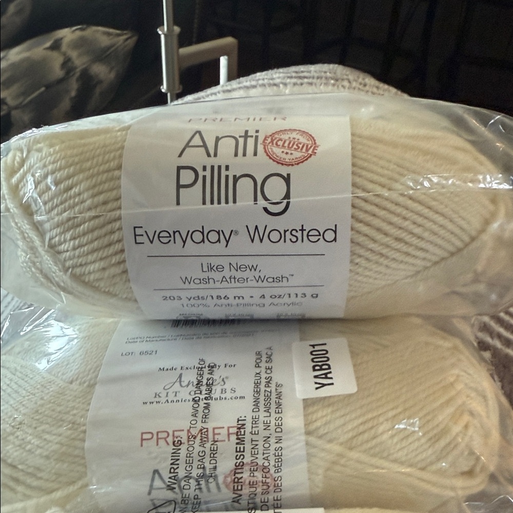 Premier Anti-Pilling Yarn in Cream